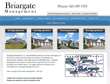 Tablet Screenshot of briargatemanagement.com